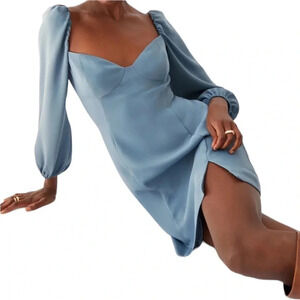 Wilfred Novella Dress in Granite Blue NWT‎